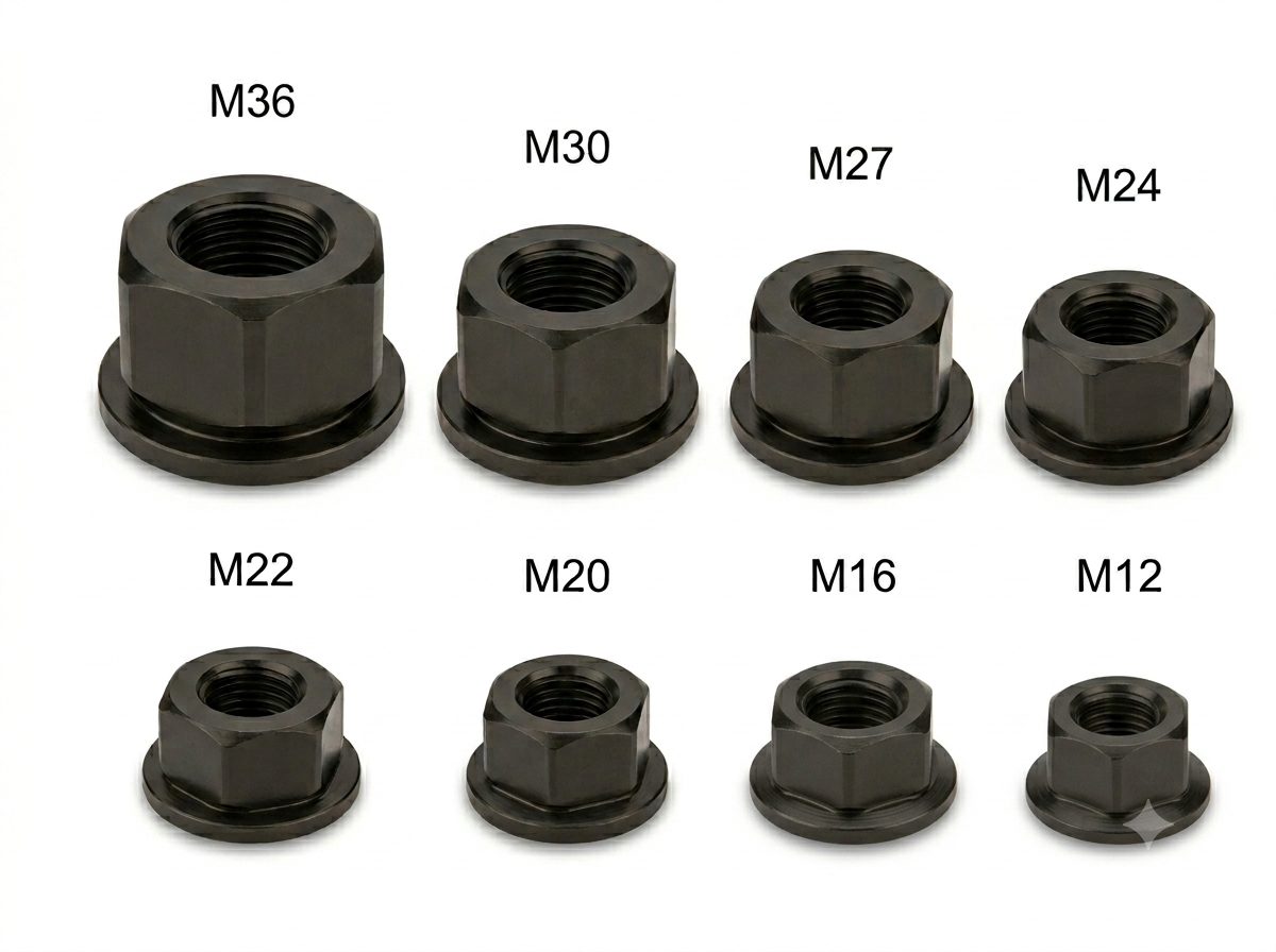 Heavy Duty Flange Nuts