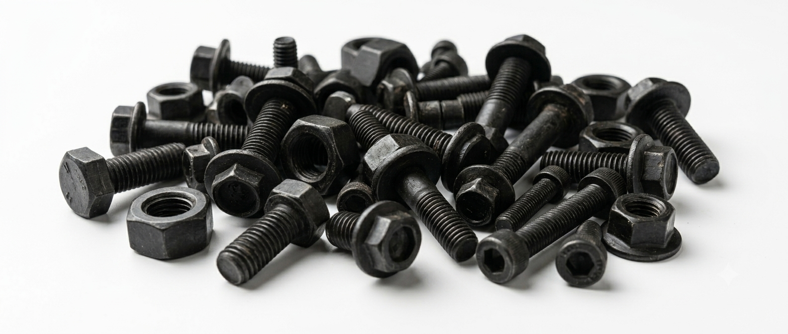 Assorted bolts and nuts